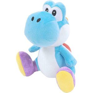 Little Buddy 1219 Super Mario All Star Collection Light Blue Yoshi NINTENDO 7"